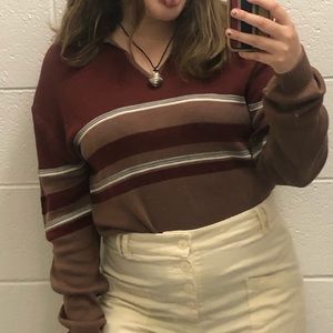 striped rugby shirt